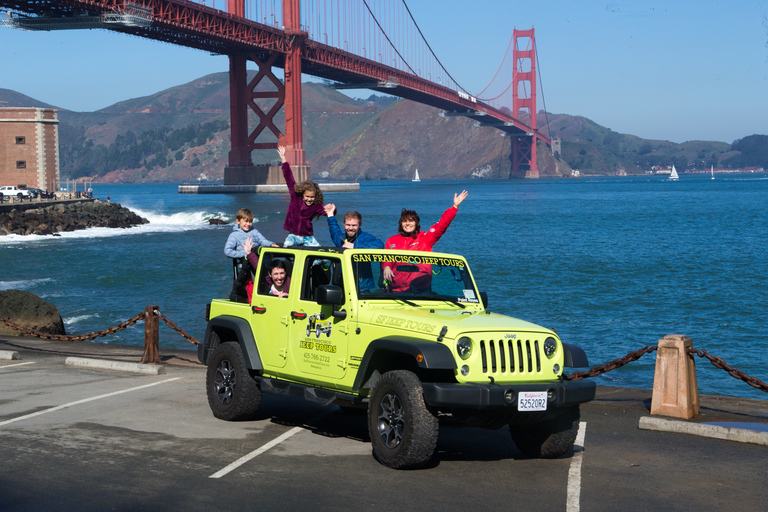 San Francisco: privétour van 2 uur met converteerbare jeepSan Francisco: privé-jeeptour van 2 uur