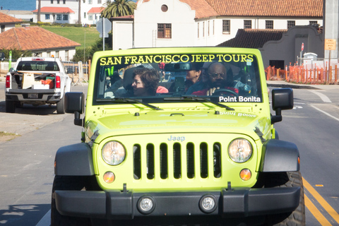 San Francisco: privétour van 2 uur met converteerbare jeepSan Francisco: privé-jeeptour van 2 uur