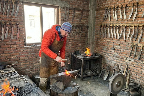 Gorkhali Khukuri Making with Patan Temple and Khokana Tour