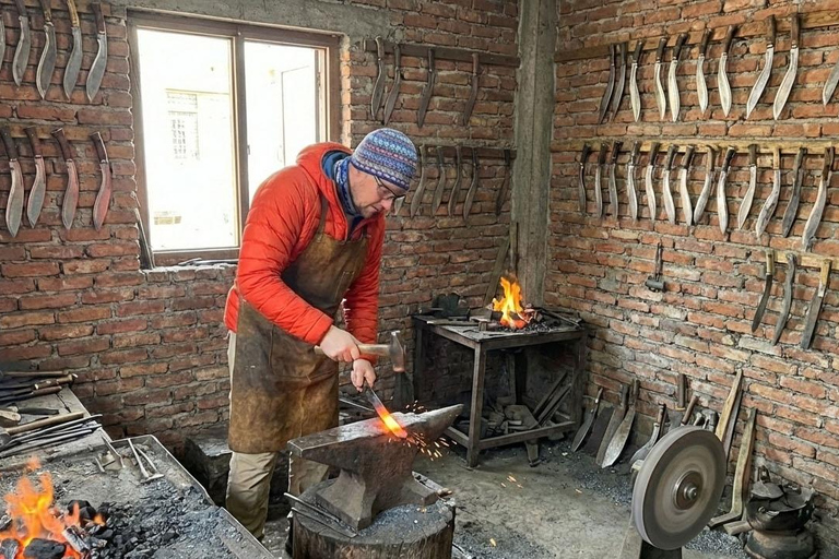 Gorkhali Khukuri Making with Patan Temple and Khokana Tour