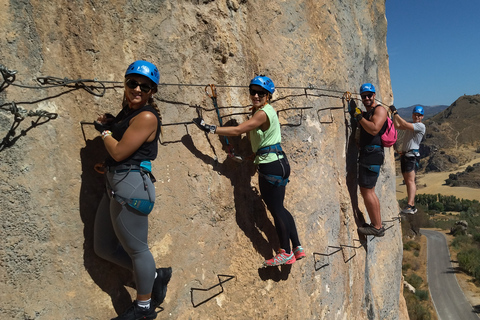 Granada: Via Ferrata Moclín med transfer