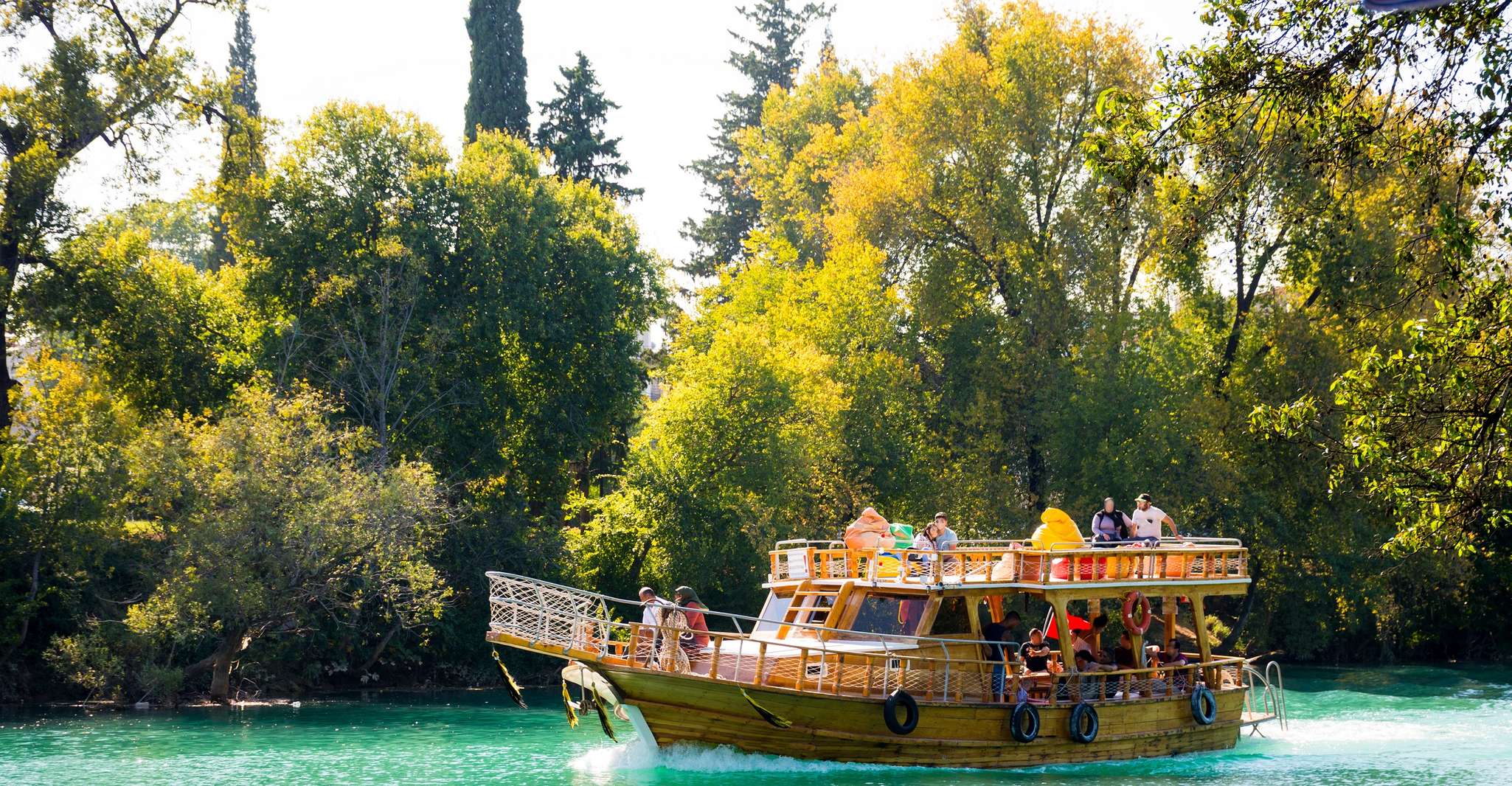 City of Side, Manavgat River Boat & Market Tour w/ Transfer