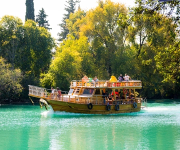 Side: Manavgat River Boat Trip & Grand Market w/ Lunch