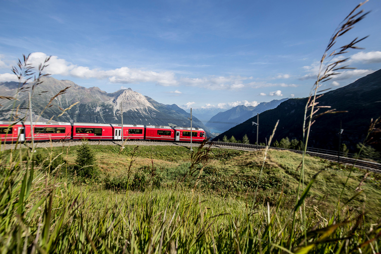 Swiss Alps by Train: Bernina & St. Moritz from Milan Tour with Standard Carriage