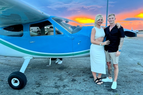 Miami: Private Sunset Sightseeing-Flugzeugtour