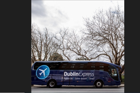 Dublin : Transfert en bus aller simple de/vers l'aéroport de DublinDu centre ville de Dublin à l'aéroport de Dublin T1