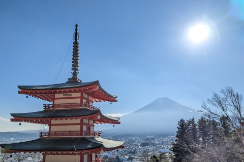 Au départ de Tokyo : Excursion privée d'une journée dans la région du Mont FujiPick-up Tokyo / Drop-off Tokyo