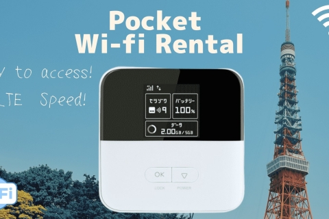 Japan: onbeperkte verhuur van Wi-Fi-routers met ophalen vanaf de luchthaven5-daagse huur