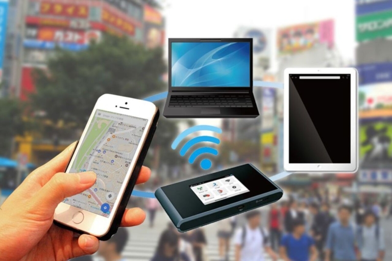 Japonia: Nieograniczone wypożyczenie routera Wi-Fi z odbiorem z lotniskaWynajem na 21 dni