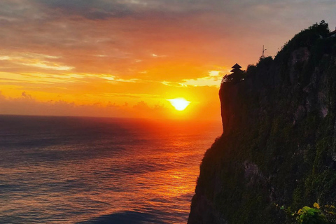 Uluwatu: Temple & Karang Boma Cliff Walking Tour with Ticket Uluwatu Temple Private Tour with Hotel Transfer in Uluwatu