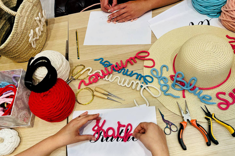 Barcelona: Ontwerp en maak een Raffia Bag Workshop met Tapas