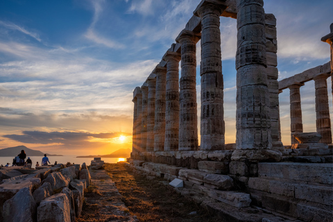 Vanuit Athene: Halve dagtour Tempel van Poseidon en Kaap Sounio