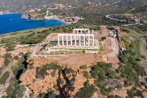 Au départ d'Athènes : Visite d'une demi-journée du temple de Poséidon et du cap Sounio