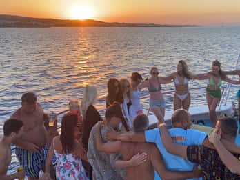 Protaras: Cape Greco, Turtle Cove og Sunset Cruise i Den blå lagune