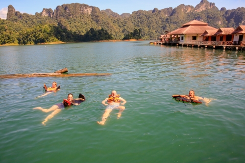 De Khao Lak: visite du lac Khao Sok et Cheow Lan avec kayak