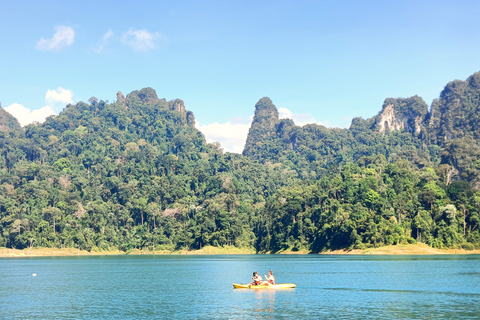 Desde Khao Lak: recorrido por el lago Khao Sok y Cheow Lan con kayak