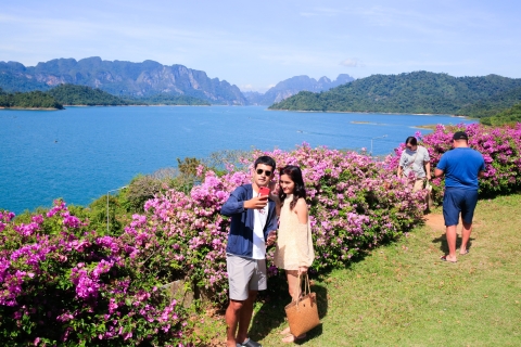 Khao Lak/Khlong Sok: Cheow Lan Lake Sunset Cruise w/ Drinks Tour from Khao Lak