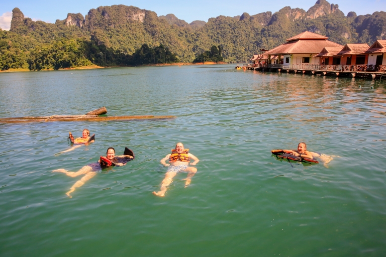 Khao Lak: Cheow Lan Lake Overnachting met olifantenopvangOphalen van Khaolak / Engelse gids