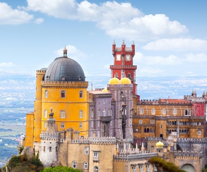 Lisbona: tour guidato di Sintra, Pena, Regaleira e Cascais