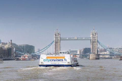 London: Themsen Hop-On Hop-Off Sightseeing Cruise