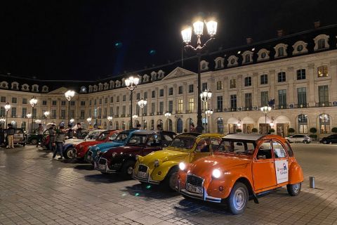 Tour privato di notte Parigi in Citroën 2CV