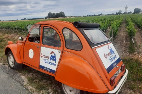 Bordeaux: Citroën 2CV Private Half-Day Wine Tour Private Wine Tour in Médoc Vineyard-4 Hours