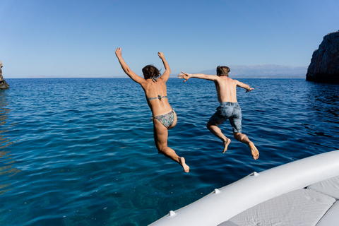 Van de haven van Kissamos: privé RIB-cruise op Balos en Gramvousa