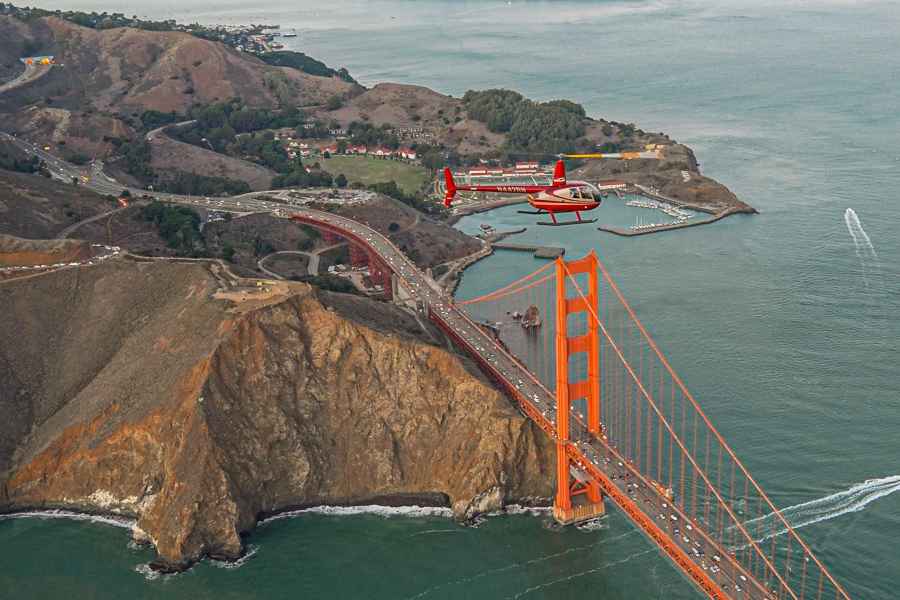 San Francisco: Golden Gate Helikopter Abenteuer. Foto: GetYourGuide