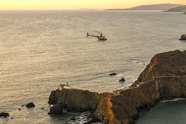 From Sausalito: San Francisco and Alcatraz Helicopter Tour With Meeting Point