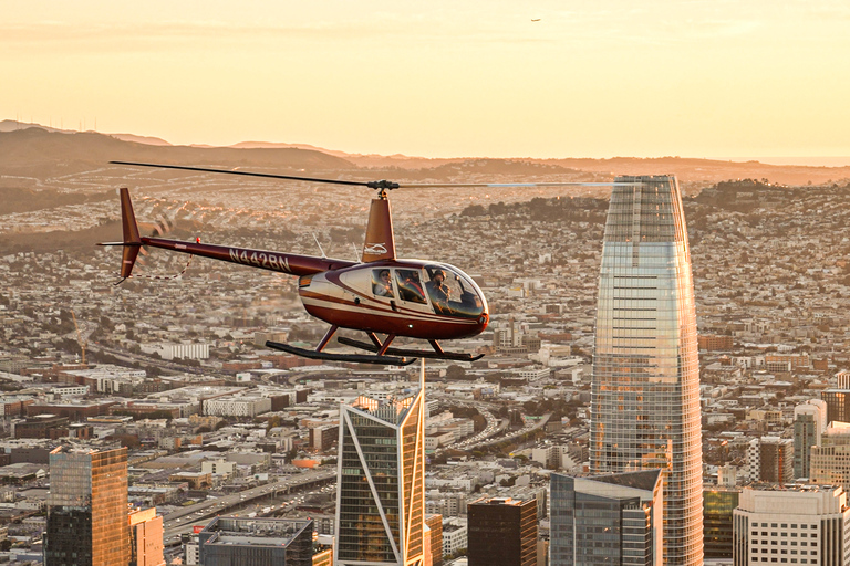 From Sausalito: San Francisco and Alcatraz Helicopter Tour With Meeting Point