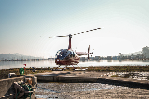 From Sausalito: San Francisco and Alcatraz Helicopter Tour With Meeting Point