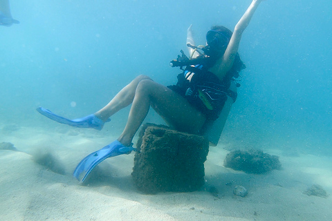 San Juan: Tour subacqueo per principianti con tartarughe e video