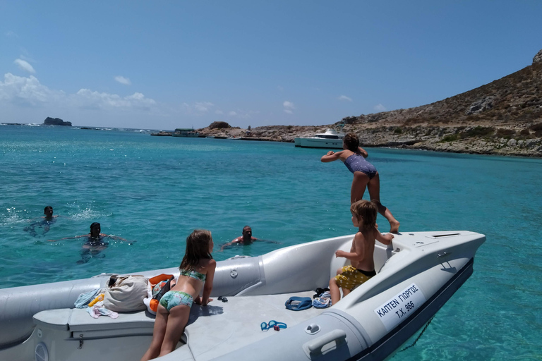 From Chania: Private Balos Bay & Gramvousa Island Boat Trip