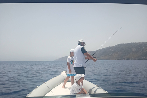 La Canée : excursion de pêche en bateau privé