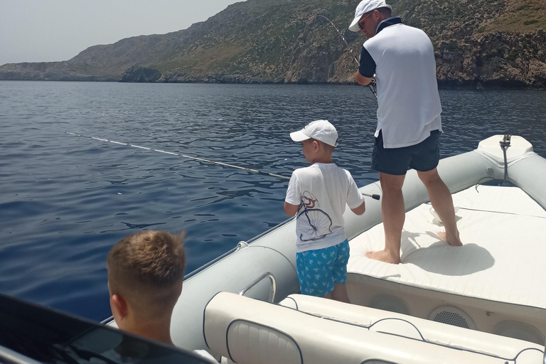 La Canée : excursion de pêche en bateau privé