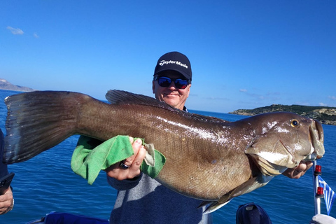 Chania: Private Boat Fishing Trip