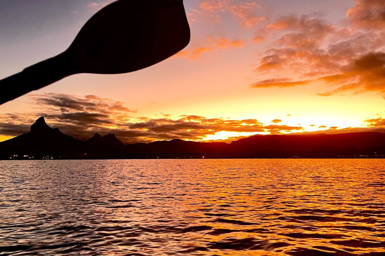 Mauritius: begeleide kajaktocht bij zonsopgang op de rivier de Tamarin