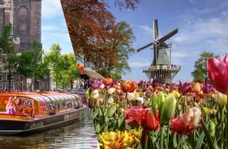 Keukenhof-Eintrittskarte und Grachtenfahrt (ohne Transfer)