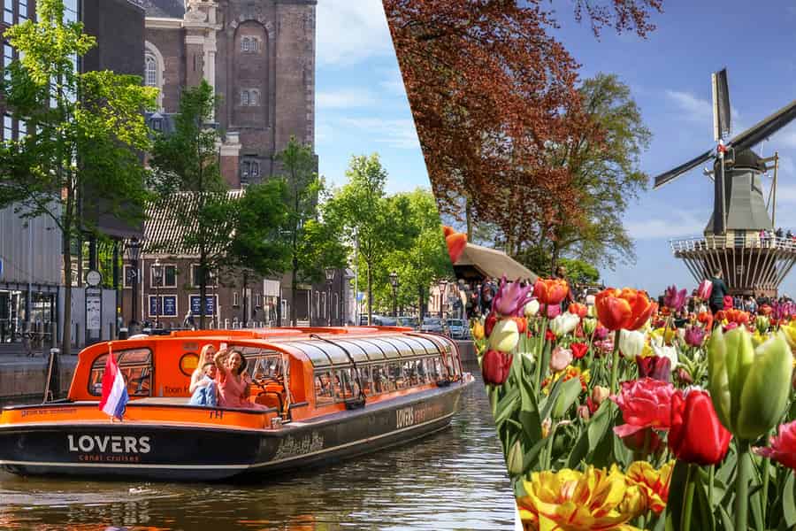 Keukenhof-Eintrittskarte und Grachtenfahrt (ohne Transfer). Foto: GetYourGuide