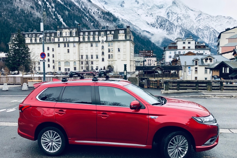 Van Genève: privétransfer naar Chamonix Mont BlancAirport pick-up richting Chamonix Mont Blanc