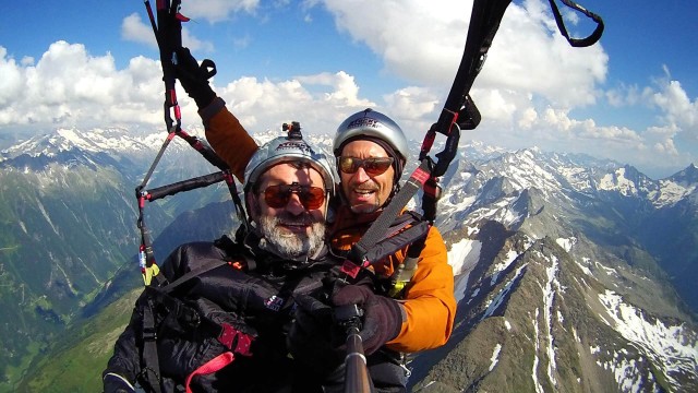 Visit Mayrhofen Paragliding Flight Experience Over Mountains in Ahrntal
