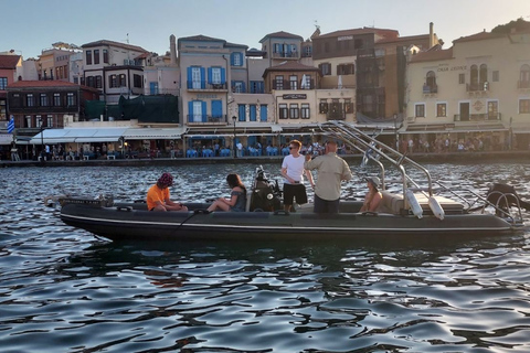 Chania: crociera al tramonto con vino cretese