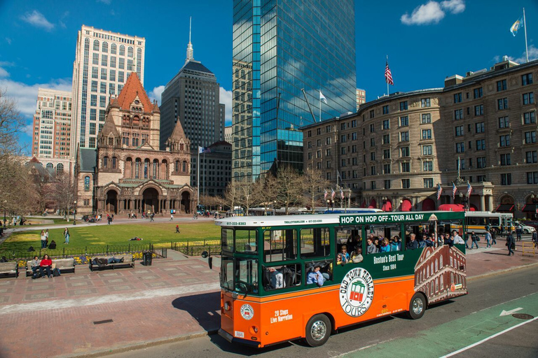 Boston : visite à arrêts multiples de la vieille ville en trolleyBoston : tramway à arrêts multiples - billet 2 jours