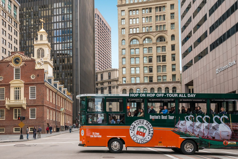 Boston : visite à arrêts multiples de la vieille ville en trolleyBoston : tramway à arrêts multiples - billet 2 jours