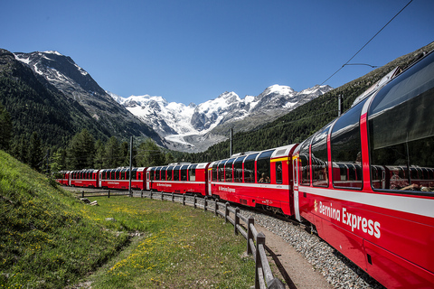 Von Como aus: St. Moritz und Tirano Reise mit Bernina Express