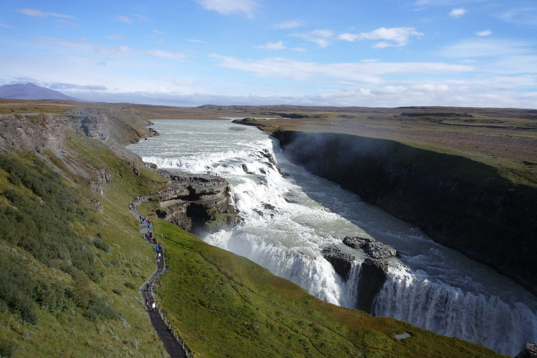 Reykjavík : Excursion privée d'une journée au Cercle d'Or avec Blue Lagoon