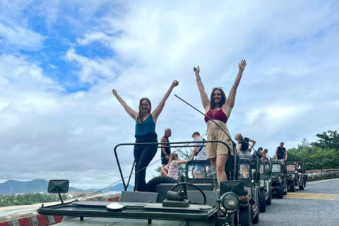 De Hoi An: Passe turístico de Hai Van, baía de Lang Co e cidade de Hue em um jipe ...De Hoi An: Passe Turístico de Hai Van, Baía de Lang Co e Cidade de Hue em Jeep ...