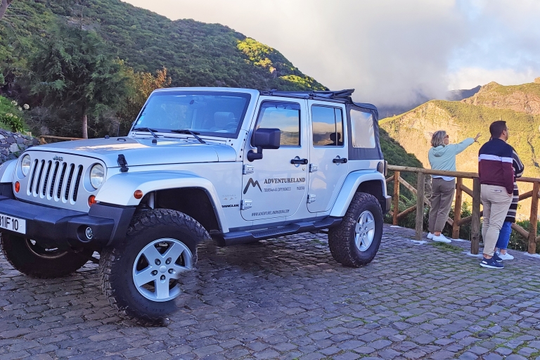 Este tour Santana 4x4 VIP Wrangler tour 8h viajeFunchal: Excursión Privada por la Isla Este en un Jeep Wrangler 4x4