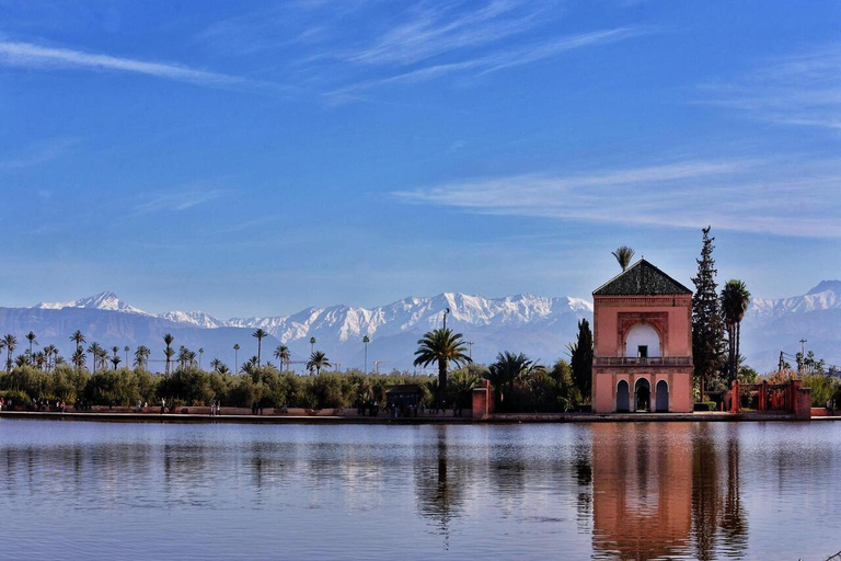 Majorelle Garden &amp; Menara Garden Tour &amp; Carriage RideMarrakech: Majorelle- och Menara-trädgårdarna: rundtur och vagnsresa