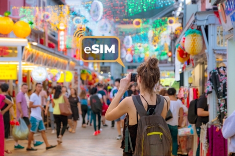 Singapur: Roaming-Internet mit eSIM Mobile DatenSingapur Täglich 1 GB: 7 Tage eSIM-Datenplan